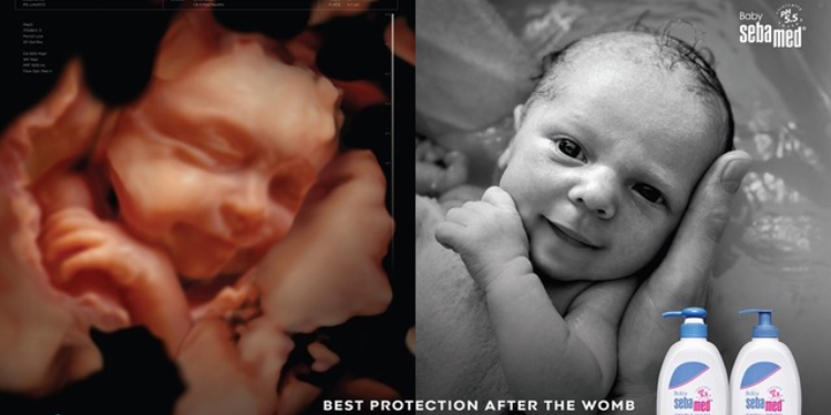 Sebamed’s new campaign brings the womb’s comfort to baby skincare