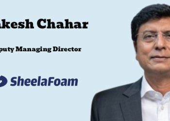 Sheela Foam appoints Rakesh Chahar as Deputy Managing Director (Whole-time Director)