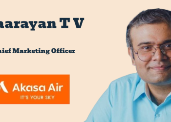 Akasa Air appoints Naarayan T V as Chief Marketing Officer