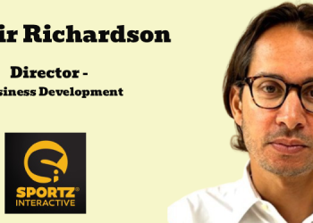 Blair Richardson joins Sportz Interactive as Director of Business Development