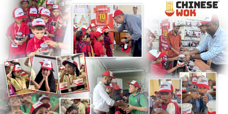 Chinese Wok’s 10-year celebration brings joy to 10,000 kids across India