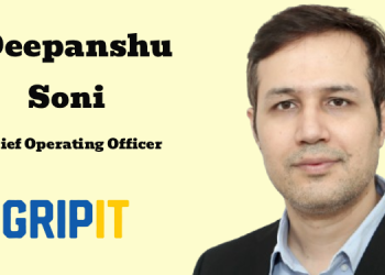 GRIPIT names Deepanshu Soni as Chief Operating Officer