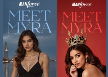 Manforce Condoms onbards AI model Myra Kapoor as its new Brand Ambassador
