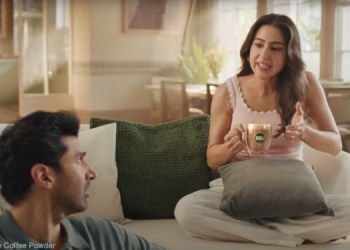 Sara Ali Khan & Aditya Roy Kapur bring Bru Gold to life in playful new TVC