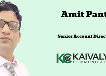 Amit Pant joins Kaivalya Communication as Senior Account Director