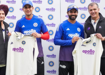 Apollo Tyres unveils logo on Men’s cricket team jersey