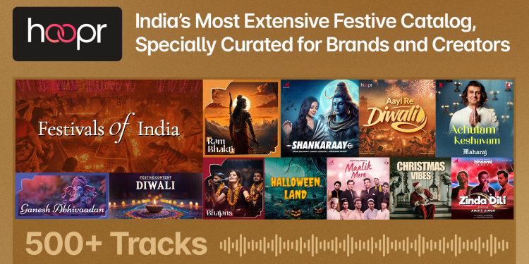 Hoopr unveils India’s largest festive music catalogue with 500+ curated tracks for brands & creators