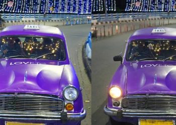 LOVETC reimagines OOH by moving beyond the hoarding with Lilac Taxis this Durga Puja