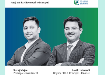 TVS Capital Funds elevates Suraj Majee and Ravi Krishnan in key roles