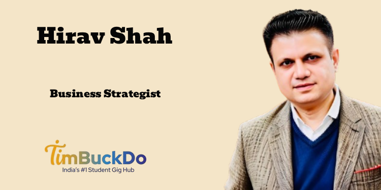 TimBuckDo appoints Hirav Shah as Business Strategist to steer growth and strategic vision