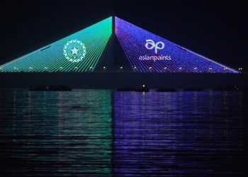 Asian Paints Colours Mumbai’s Sea Link to celebrate landmark BCCI partnership