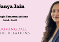 Bloomingdale Public Relations names Sanya Jain as Strategic Communications Lead – North