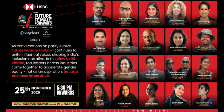 CNBC-TV18’s Future Female Forward arrives in New Delhi to deepen the conversation on equity and leadership