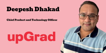 upGrad names Deepesh Dhakad as the Chief Product and Technology Officer
