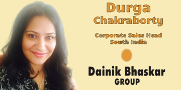 Durga Chakraborty joins Dainik Bhaskar Group as Corporate Sales Head – South India