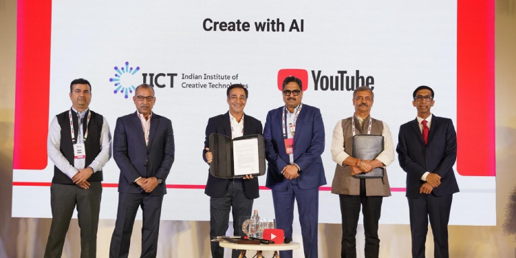 IICT and YouTube sign MOU to establish the Create with AI Program