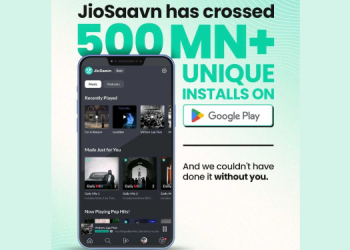 JioSaavn surpasses 500 Mn downloads on Play Store