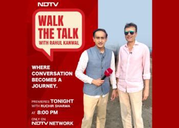 NDTV relaunches ‘Walk the Talk’ with Rahul Kanwal, where conversation becomes a journey