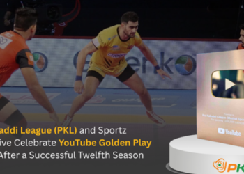 Pro Kabaddi League and Sportz Interactive celebrate YouTube Golden Play Button after landmark Season 12