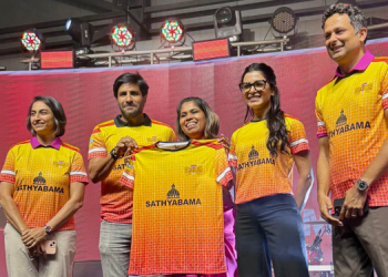 Samantha Ruth Prabhu launches Chennai Super Champs’ sunrise-themed Jersey at Chennai Open