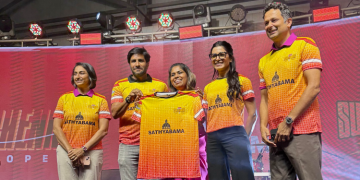 Samantha Ruth Prabhu launches Chennai Super Champs’ sunrise-themed Jersey at Chennai Open