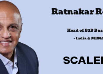 Scaler names Ratnakar Reddy as Head of B2B Business – India & MENA