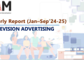 TV Ad Volumes Decline 10% in Jan–Sep 2025, Yet Retains Strong FMCG Backing: TAM AdEx Report