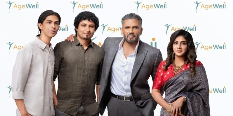 Tanooraa Swetha Menon partners with Suniel Shetty to launch AgeWell for India’s 40+ population