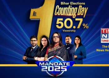 Times Now Sets New Benchmarks in 2025 Bihar Elections with Consistent Viewership Leadership