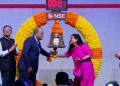 India Today Group Leadership Rings Ceremonial Bell at NSE to Mark 50 Years of Excellence