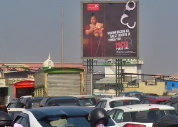 Laqshya Media Group’s handcuff installation sends strong message on child protection