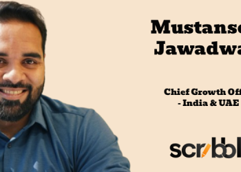 Scribbld appoints Mustanseer Jawadwala as Chief Growth Officer – India and UAE