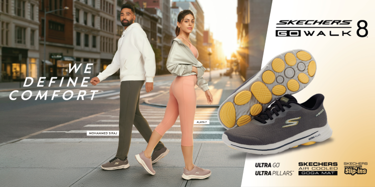 Skechers unveils new GO WALK™ collection featuring Mohammed Siraj and Alaya F