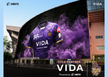 VIDA partners with Kolkata Knight Riders as Title Partner