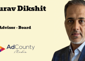 AdCounty Media India appoints Gaurav Dikshit as Advisor to Board