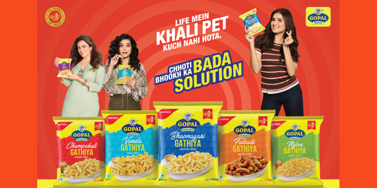 Gopal Snacks unveils Pan-India Campaign for Gathiya: “Chhoti Bhookh Ka Bada Solution”
