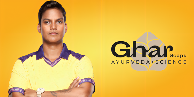 Indian Cricketer Deepti Sharma Partners with Ghar Soaps for Digital Campaign