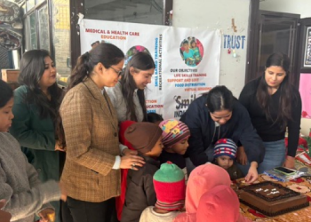 Media Maniacs Group Welcomes the New Year with Children at Smile India Trust