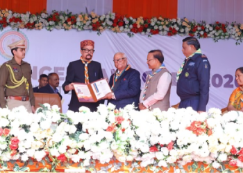 Naresh Kaushal honoured with Bharat Scouts and Guides’ highest ‘Silver Elephant Award’