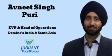 Jubilant FoodWorks appoints Avneet Singh Puri as EVP & Head of Operations for Domino’s India & South Asia