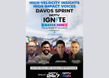 At Davos, NDTV Unveils ‘Davos Sprint’, an Innovative Editorial Approach to Global Conversations