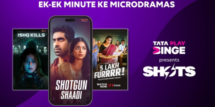 Tata Play Binge debuts ‘Shots’ to aggregate mobile-first micro-dramas