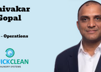 Quick Clean Laundry Solutions names Dhivakar Gopal as Vice President – Operations