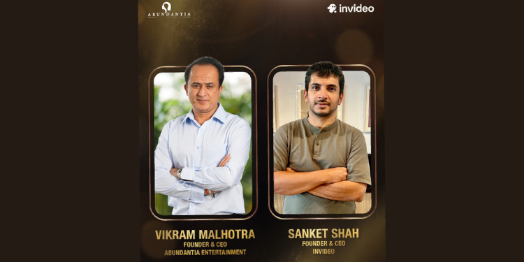 Abundantia Entertainment & invideo announce ₹100 Crore partnership to launch AI-driven film studio