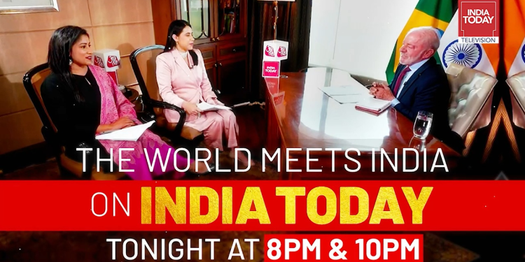 India Today TV Bags Exclusive Interview with Brazilian President Lula Amid Landmark India Visit