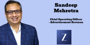‘Z’ onboards Sandeep Mehrotra as Chief Operating Officer – Advertisement Revenue