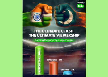 Sports Tak leads live viewership during India vs Pakistan clash