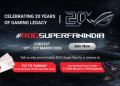 ASUS Republic of Gamers (ROG) launches ‘ROG Super Fan India’ campaign to celebrate 20 years of gaming innovation