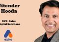Aziro names Jitender Hooda as Senior Vice President, Sales, Digital Solutions