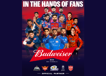 Budweiser 0.0 announces debut partnership with Mumbai Indians, Gujarat Titans, Punjab Kings, Sunrisers Hyderabad and Rajasthan Royals